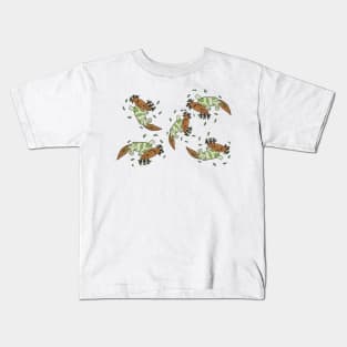 Korok Axolotl 2 Pattern Kids T-Shirt